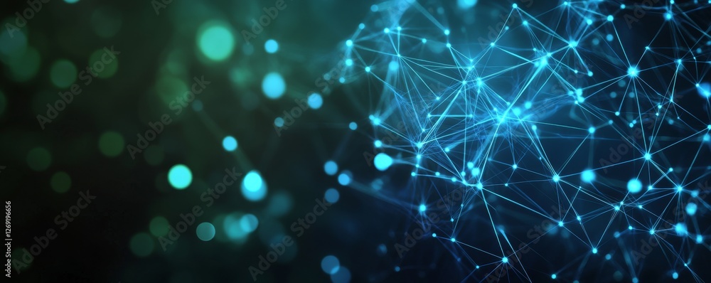 Aufkleber global network connection abstract