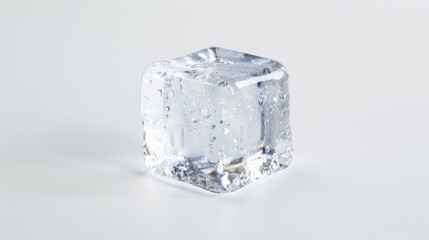 ice cubes isolated on white