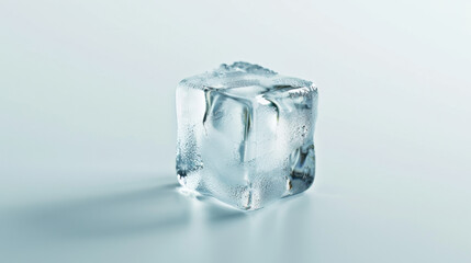 Obraz premium ice cubes isolated on white