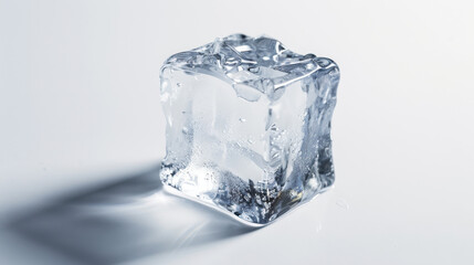 Obraz premium ice cubes isolated on white