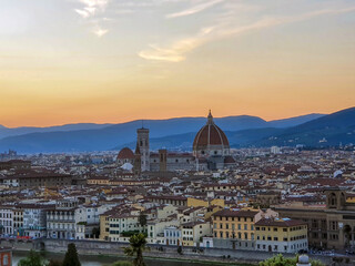 Fototapeta premium Vista de Florencia 