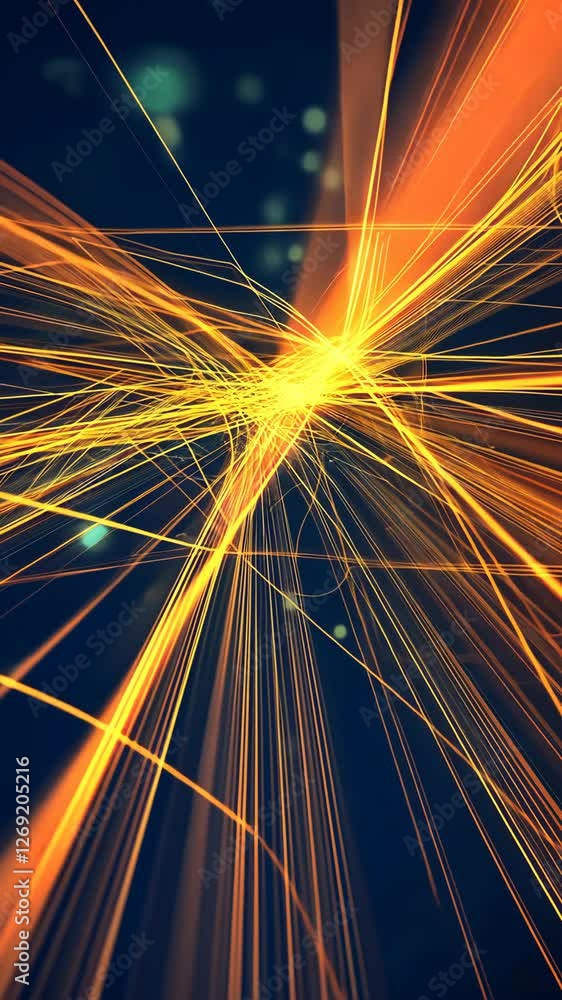Aufkleber vibrant streaks of light converge in a stunning display of energy and movement creating an abstract 