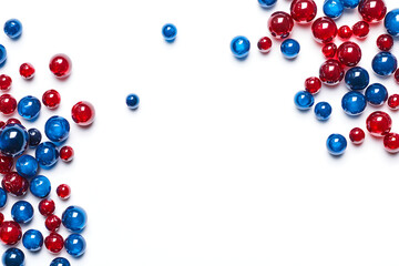 colorful crystal gem stone border, gem stone or crystal gem