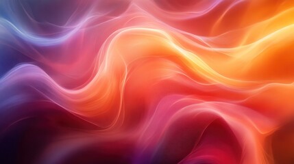 Fototapeta premium Abstract colorful wave background with flowing, vibrant, luminous, and dynamic curves.