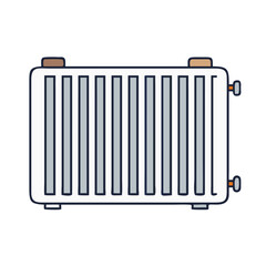 radiator icon, radiator vector illustration-simple illustration of radiator, perfect for radiator logos and icons