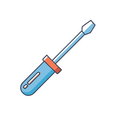 screwdriver icon, screwdriver vector illustration-simple illustration of screwdriver, perfect for screwdriver logos and icons