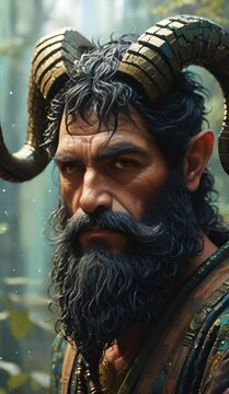 God pan, Greek mythology god of fertility, faunus