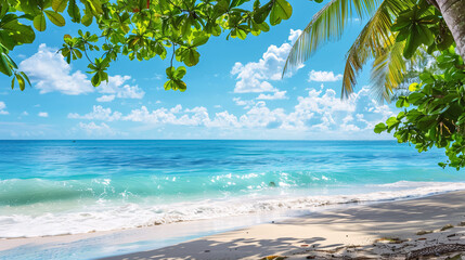 beach and tropical sea