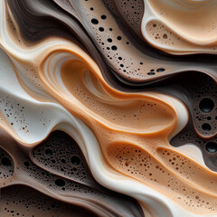 Obraz premium abstract background with bubbles