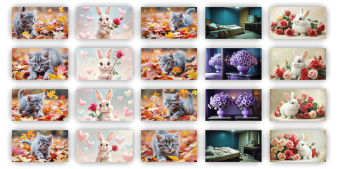 Fototapeta premium Social media post and crative bundle black friday, food post, bg post, Animal post, luxury, product Ai generator