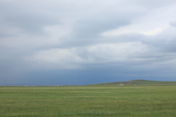 Fototapeta premium landscape with clouds