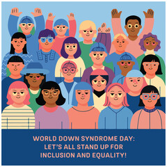 World Down Syndrome Day flyer poster image 20.eps