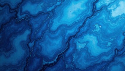 Obraz premium Intricate blue marble texture, swirling patterns , wall art, wallpaper
