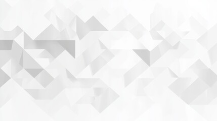 Abstract white geometric pattern with triangular diamond lines and modern gray minimal mosaic tile design, perfect for flat background use in digital design, web, and contemporary art projects
