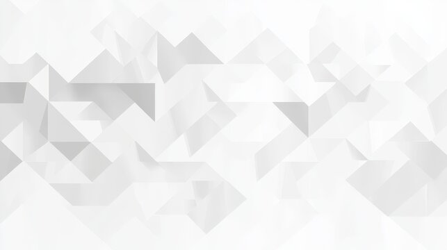 Abstract white geometric pattern with triangular diamond lines and modern gray minimal mosaic tile design, perfect for flat background use in digital design, web, and contemporary art projects