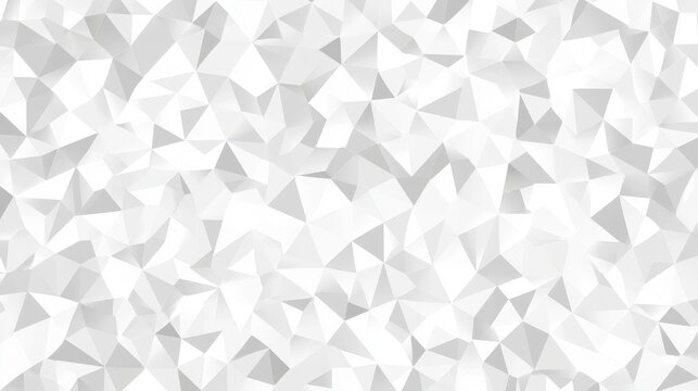 Abstract white geometric pattern with triangular diamond lines and modern gray minimal mosaic tile design, perfect for flat background use in digital design, web, and contemporary art projects