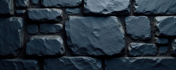 Rough, dark stone wall texture Abstract background , ancient, construction