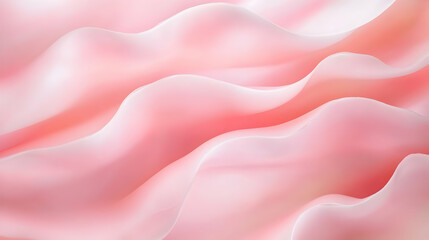 Gentle curves and waves blend shades of pink, evoking tranquility and a dreamlike ambiance