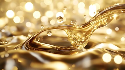 Abstract Chromatic Liquid Art