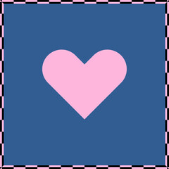 A Heart symbol. Vector Heart sign. Love symbol. Hearts. Heart Background. 