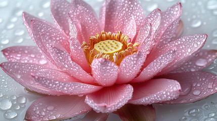 Fototapeta premium pink water lily