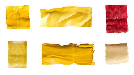 adhesive tape texture color scotch plastic, adhesive tape, repair duct tape pieces for collage isolated white background