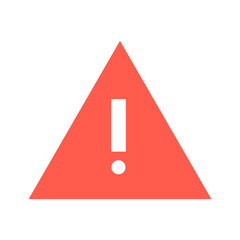 red warning triangle