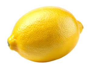lemon isolated on transparent background png