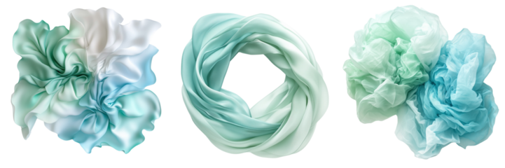 Set of A clear plastic bag filled with a variety of colorful hard candies, tied with a twist tie on transparent png background. Ai generated