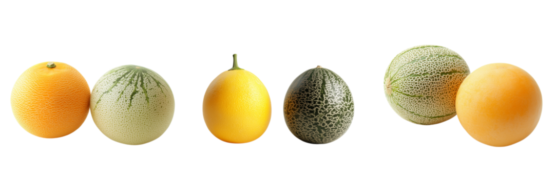 Set of A close-up shot of a fresh group of oranges, with one orange clearly marked with the word "on it" written in white chalk on its peel on transparent png background. Ai generated
