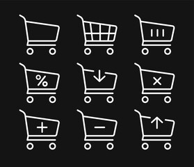 Shopping Cart Icon Set