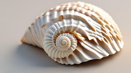 Obraz premium shell isolated on white background