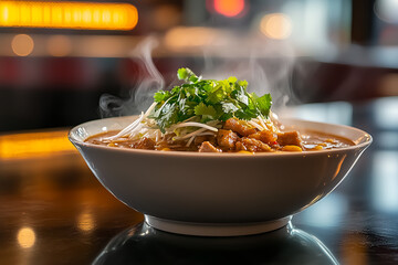 bowl of pho soup