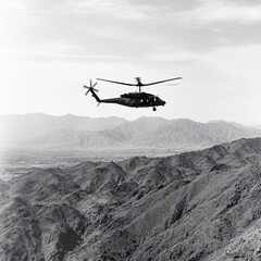 Fototapeta na wymiar Black Hawk Helicopter UH-60 Black Hawk Helicopter