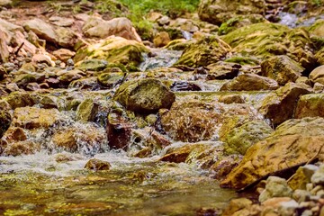 Wasserfall in einer Klamm