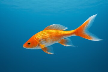 Fototapeta premium there is a fish that is swimming in the water