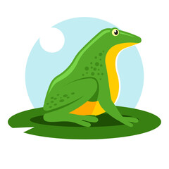 green frog