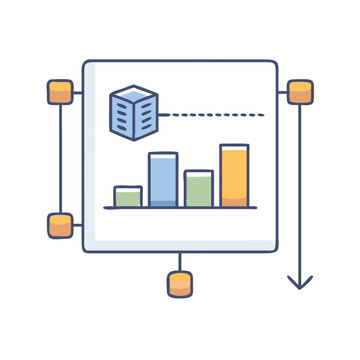 box plot icon, box plot vector illustration-simple illustration of box plot, perfect for box plot logos and icons