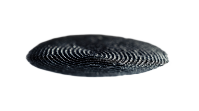 Dark Grey Circular Texture Abstract Design, Minimalist Background for Artistic Themes, isolated on transparent background.