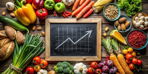 Uncertain Future: Food and Economic Instability Graph on Blackboard