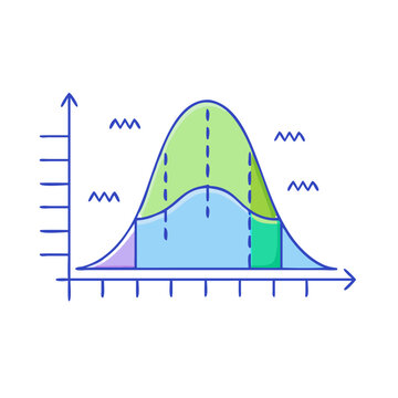 standard deviation icon, standard deviation vector illustration-simple illustration of standard deviation, perfect for standard deviation logos and icons
