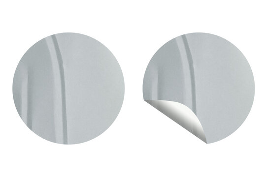 Blank Round Sticker for Mock up Template - 157