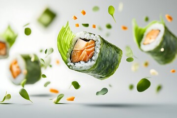 Stunning Salmon Sushi Roll