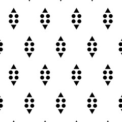 Abstract background - black pattern 2. Background for design. Pattern for wrapping, packaging or printing on textiles. Vector illustration. Seamless pattern