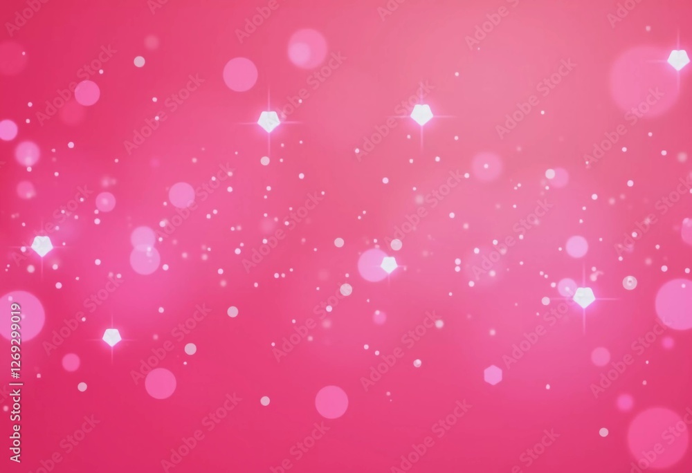 Poster shiny pink glitter transforms the background into a sparkling display with abstract lights. perfect 