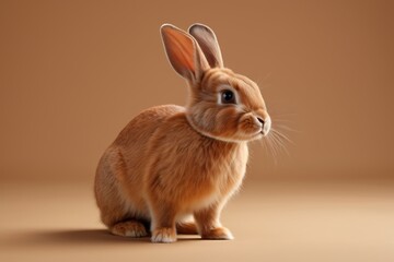 Obraz premium there is a small rabbit that is sitting on a table