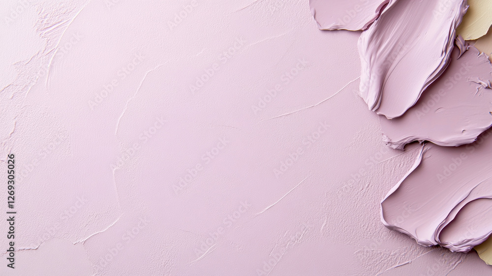 Poster background, soft pastel colors of textured paint create an artistic background with smooth edges and