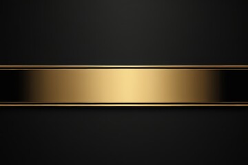 a black and gold background with a shiny strip