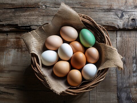 eggs in a basket
