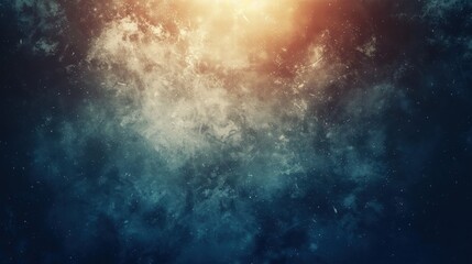 Fototapeta premium Abstract Texture of Cosmic Space with Glowing Light and Stars